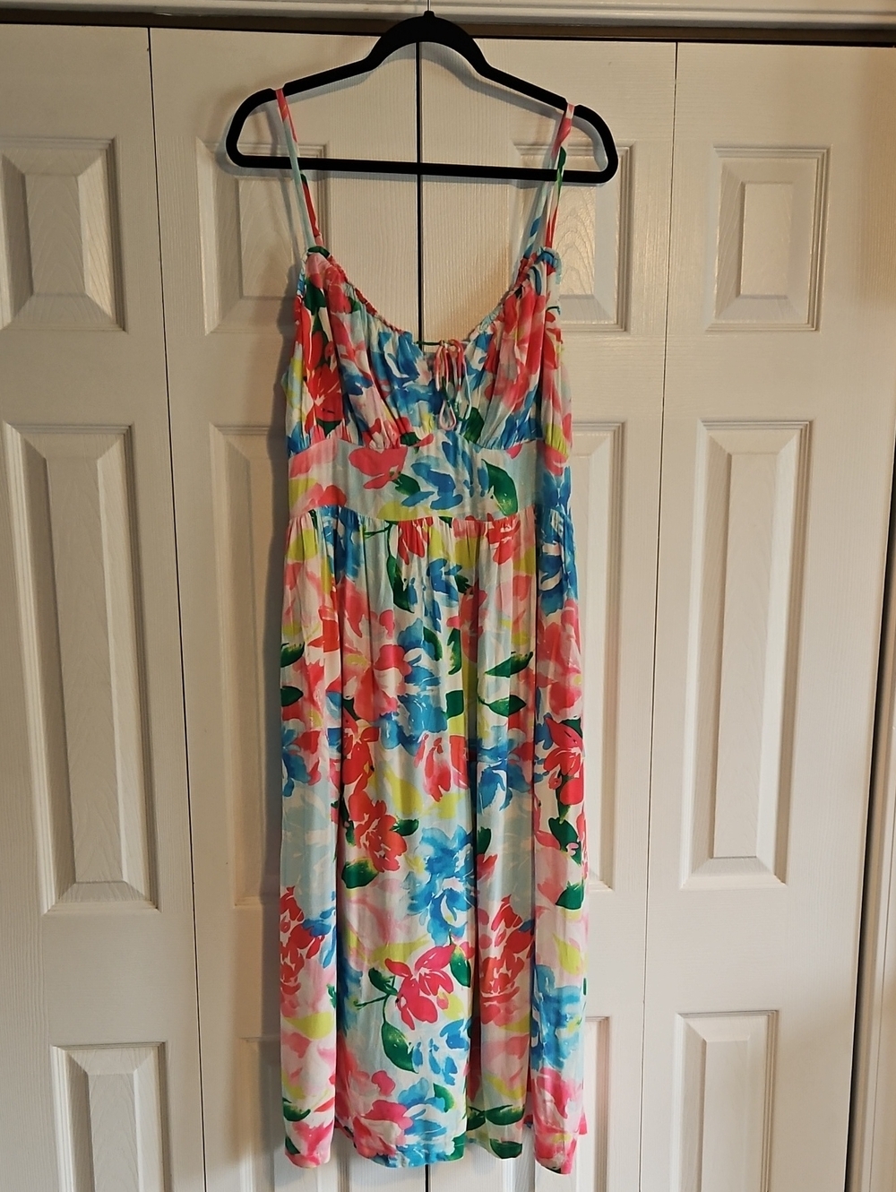 Old Navy Multicolor Floral Sundress in Pink, Blue, Green
